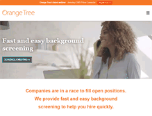 Tablet Screenshot of orangetreescreening.com